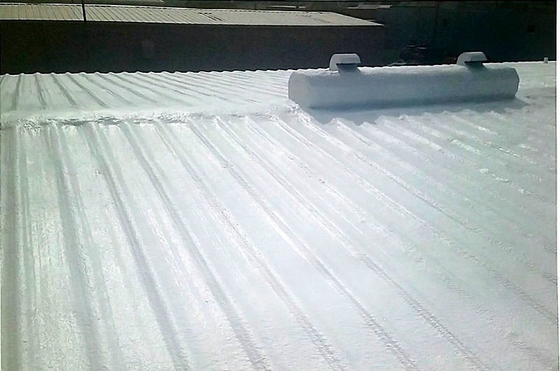 Metal Roof Urethane Restore - After