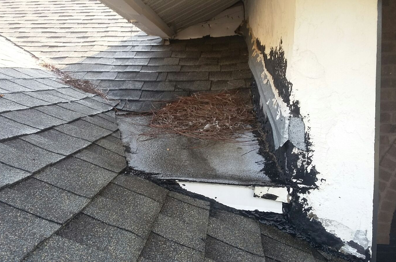 Shingle Repair - Before