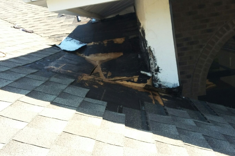 Shingle Repair - During 1